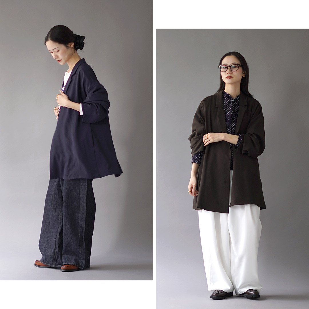 mizuiroind（ミズイロインド） テーラード シャツ ジャケット