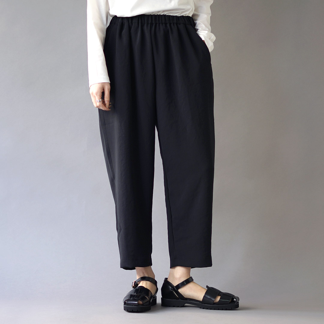 mizuiroind（ミズイロインド） ツイル タック イージーパンツ