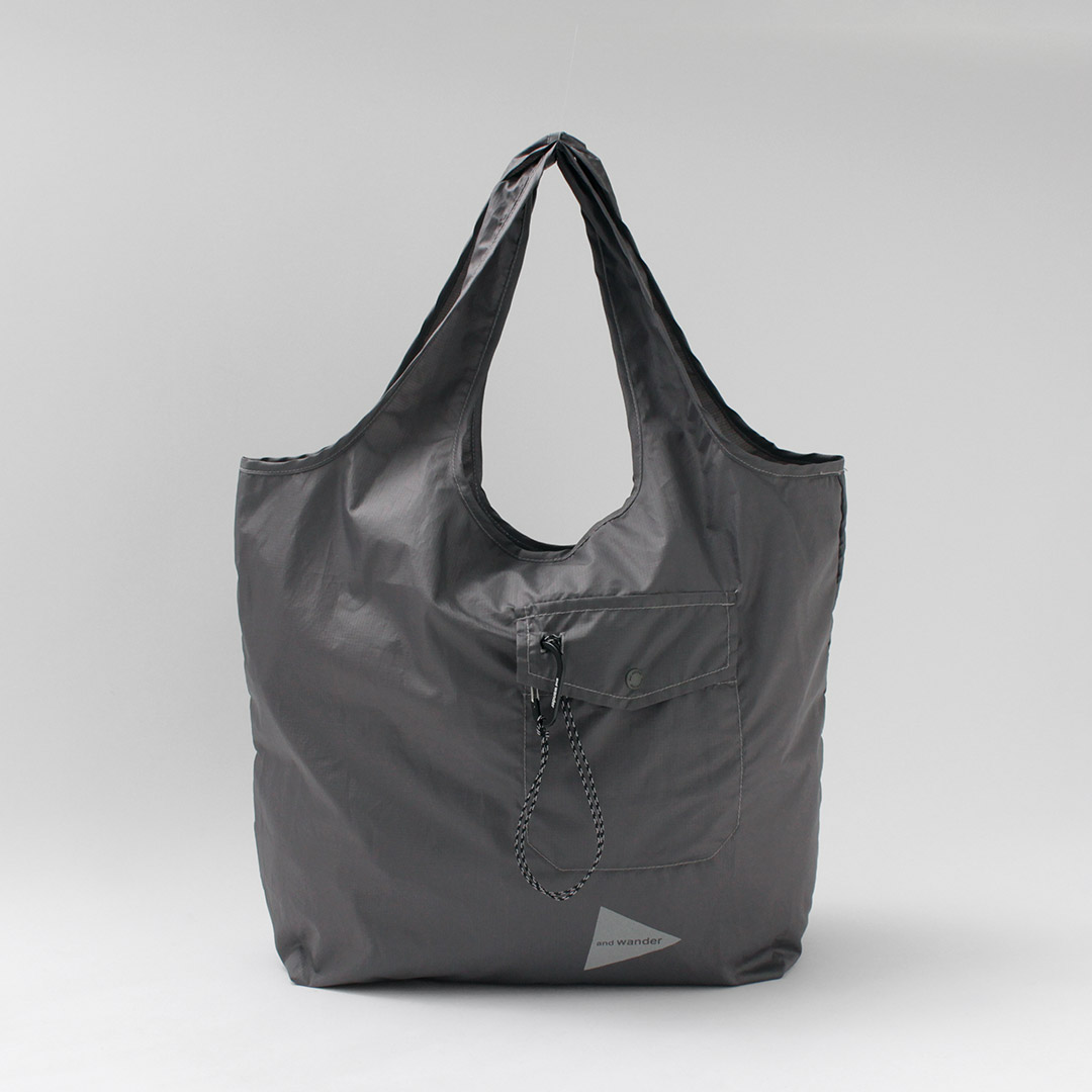 and wander（アンドワンダー） グロッサリー ポケットバッグ