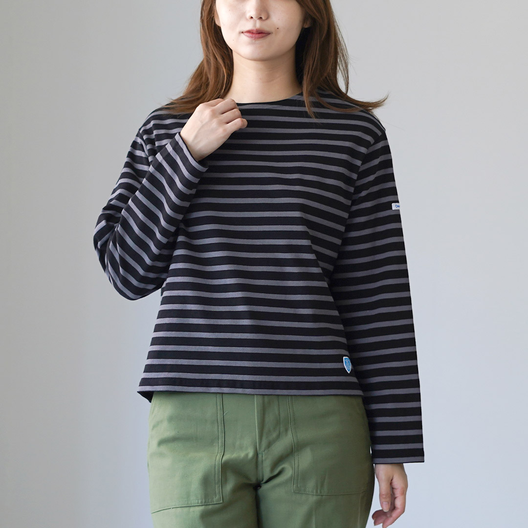 ORCIVAL（オーシバル） ＃B259 クルーネック ロングスリーブ プル