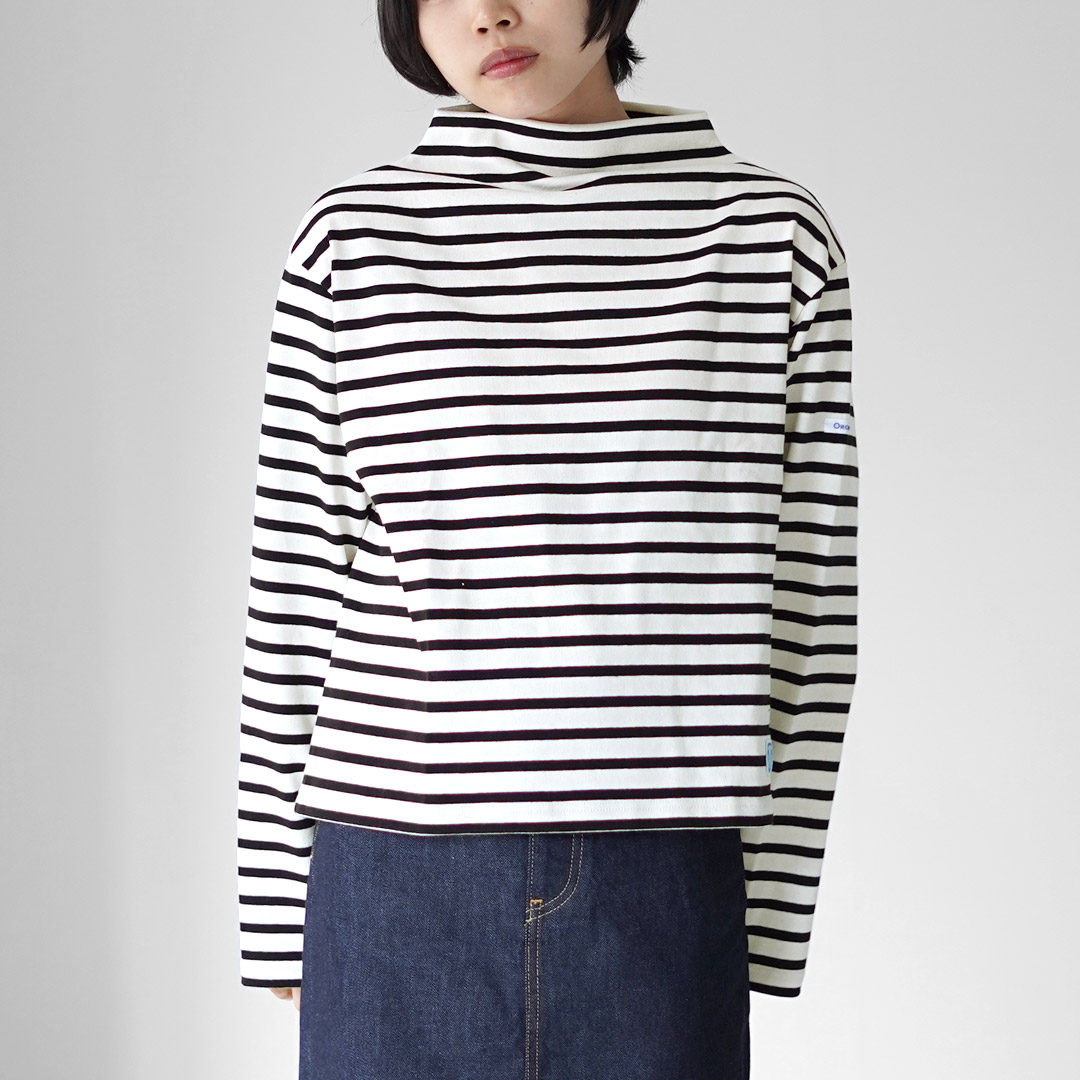 ORCIVAL（オーシバル） ＃B641 ボトルネック ロングスリーブ プル