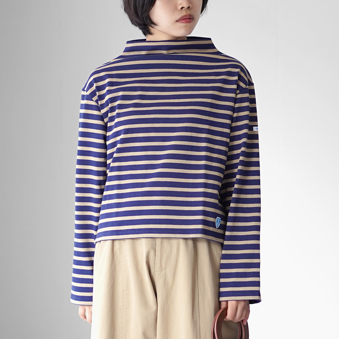 ORCIVAL（オーシバル） ＃B641 ボトルネック ロングスリーブ プル