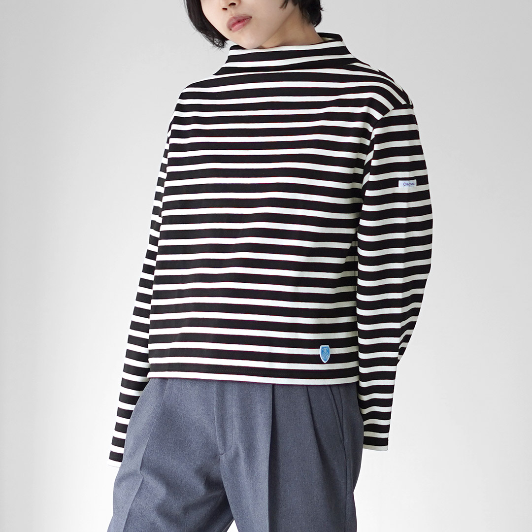 ORCIVAL（オーシバル） ＃B641 ボトルネック ロングスリーブ プル