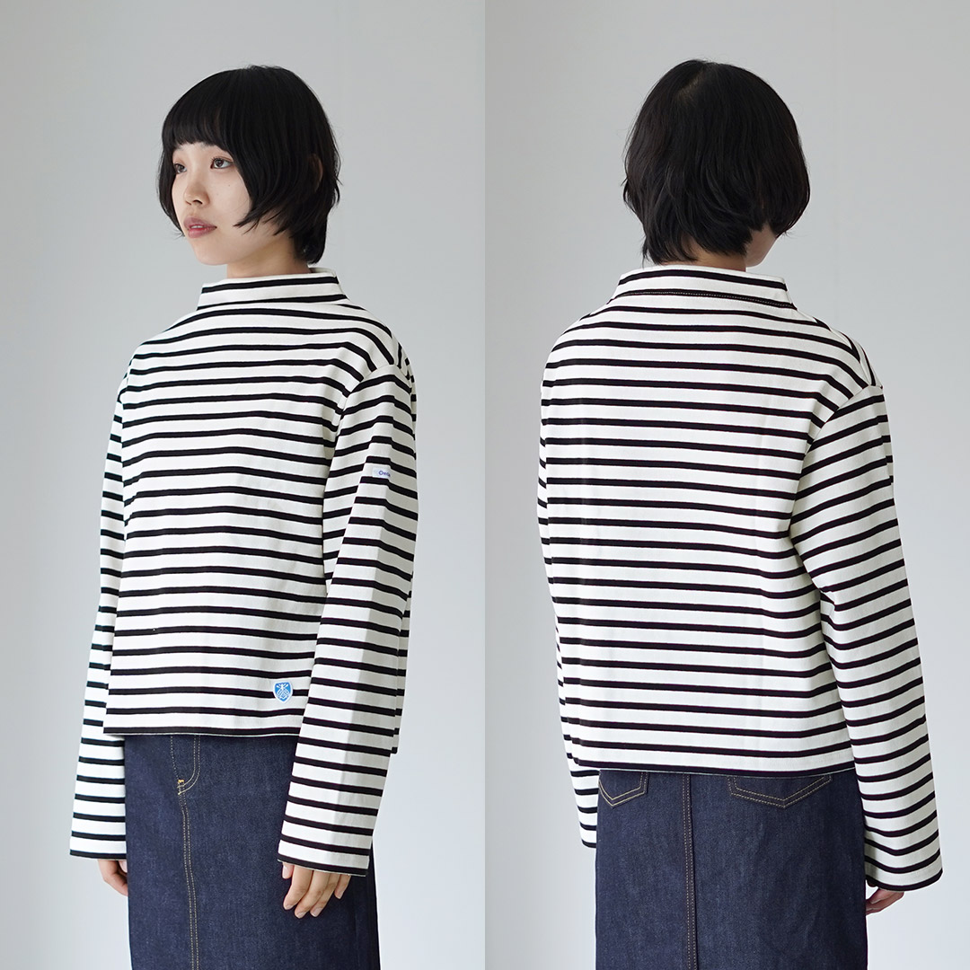 ORCIVAL（オーシバル） ＃B641 ボトルネック ロングスリーブ プル