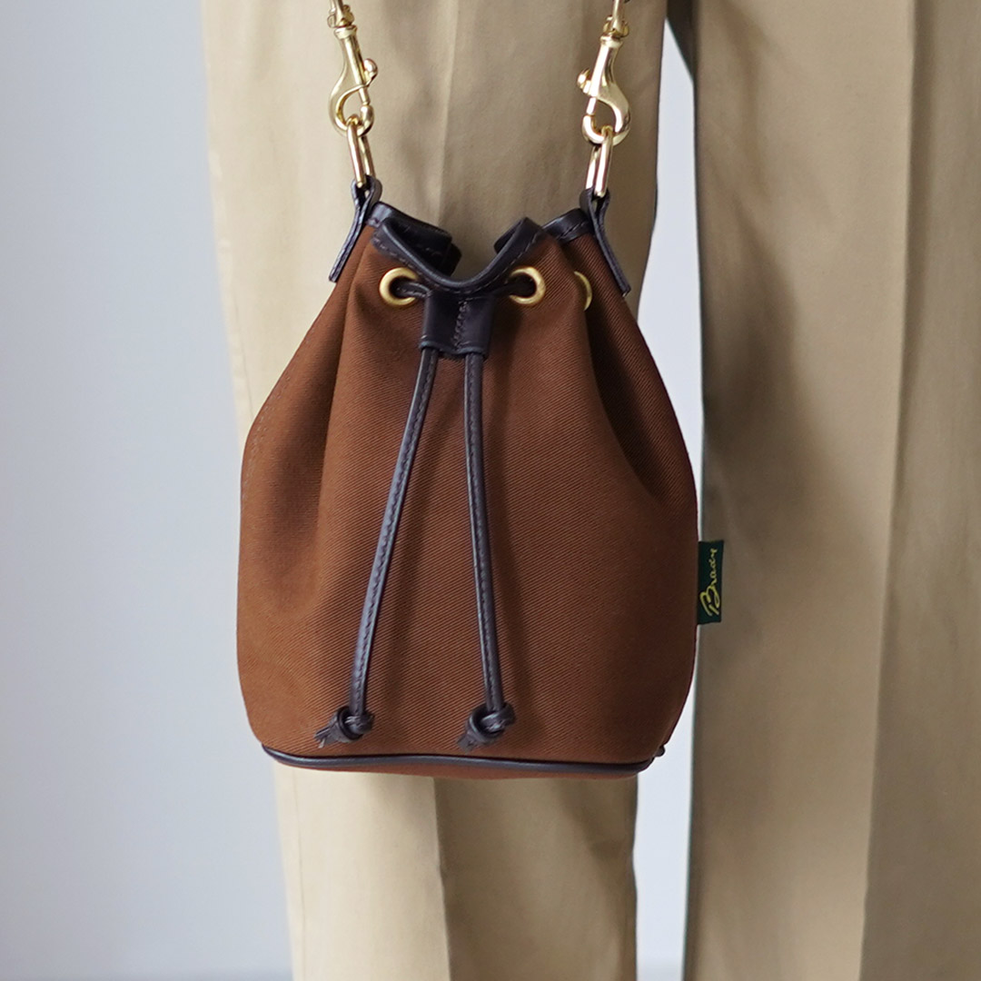 BRADY（ブレディ） #ELY エリー 巾着 ショルダーバッグ / コットン