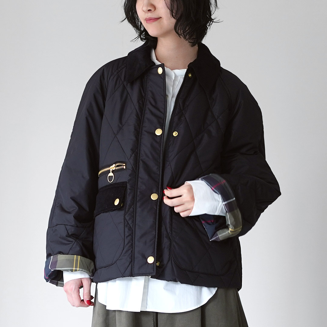 新品★Barbour バブアー キルティング ジャケット レディース 12 L Barbour（バブアー） MARTHA マーサ キルテッド ジャケット