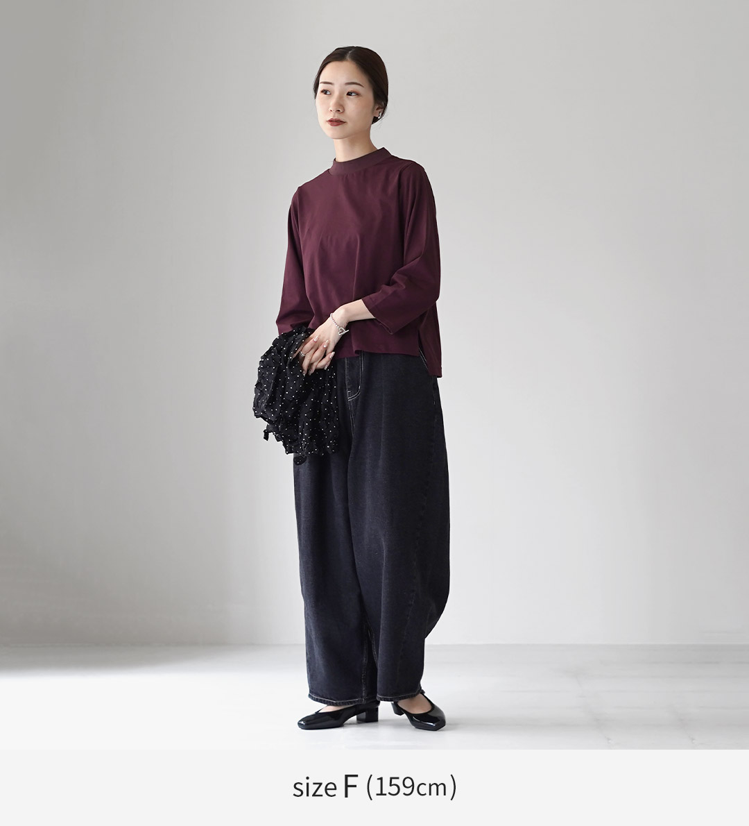Kelen（ケレン） 7分丈スリーブトップス HARP7 / Tシャツ 七分袖 無地
