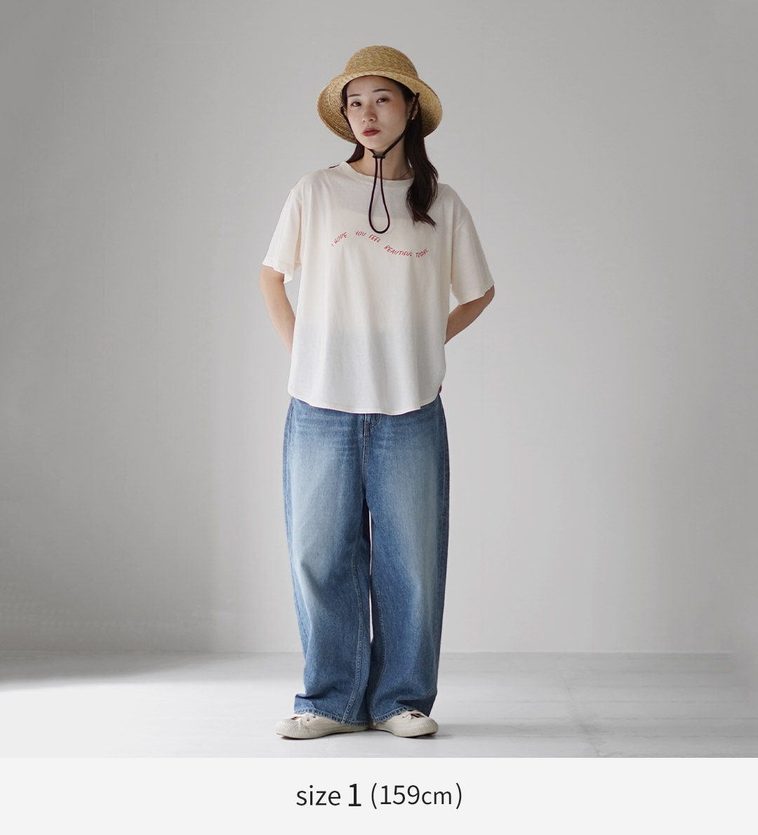 doorzo　tumugu デニム　コクーンワイドパンツ　デニム tumugu｜12ozヴィンテージデニム ワイドパンツ BLUE - AIDA