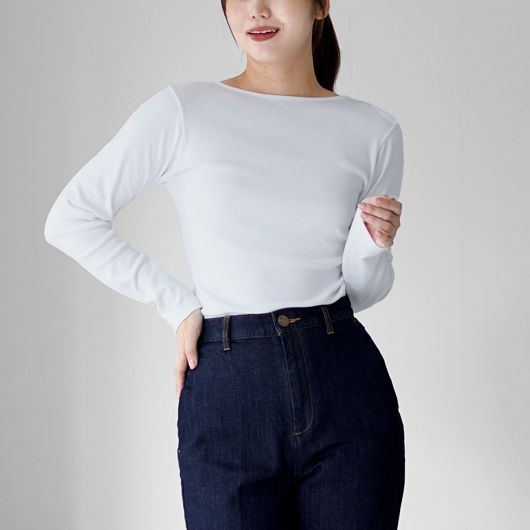 gicipi（ジチピ） Cece チェーチェ バックU ロングスリーブ Tシャツ