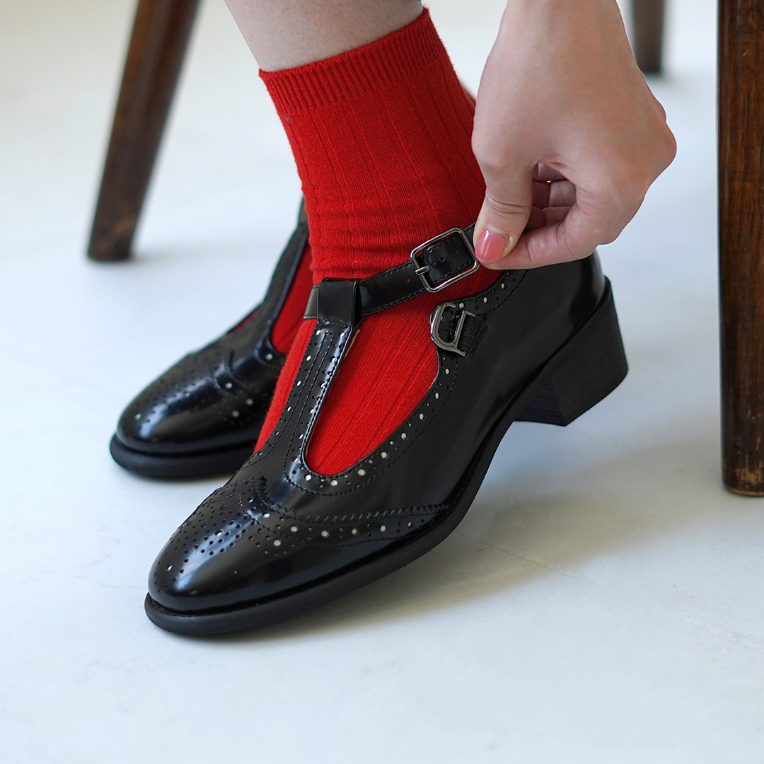 未使用！ロッタデザインTストラップシューズ 未使用！ロッタデザインT