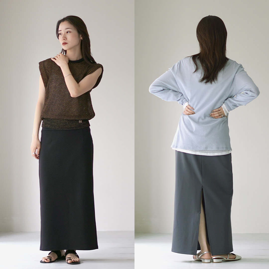 SEA PUNCH SLIT SKIRT ポンチスリットスカート SALE] SEA PUNCH SLIT SKIRT