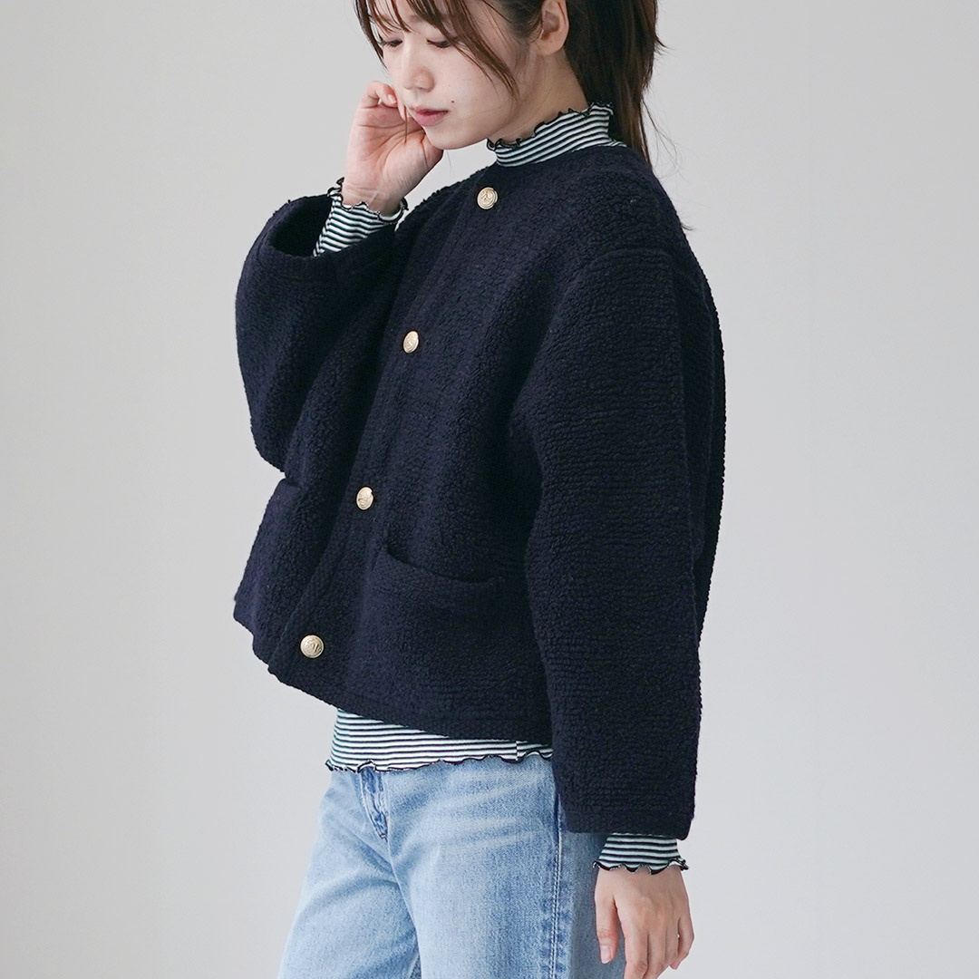 アニエスベー カーディガン 裏起毛のおすすめ人気商品一覧 通販