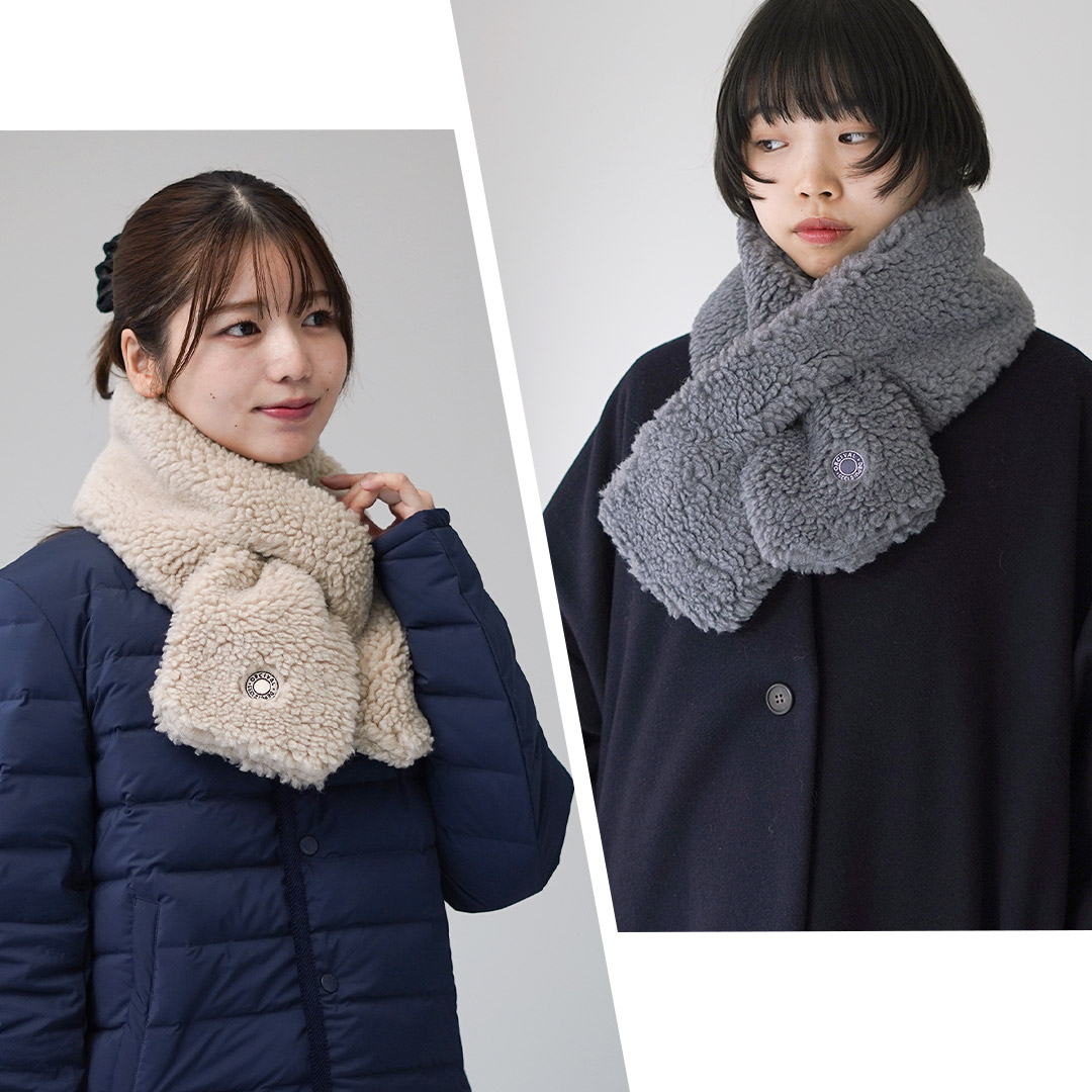 ORCIVAL（オーシバル） ボア マフラー / ネックウォーマー スカーフ