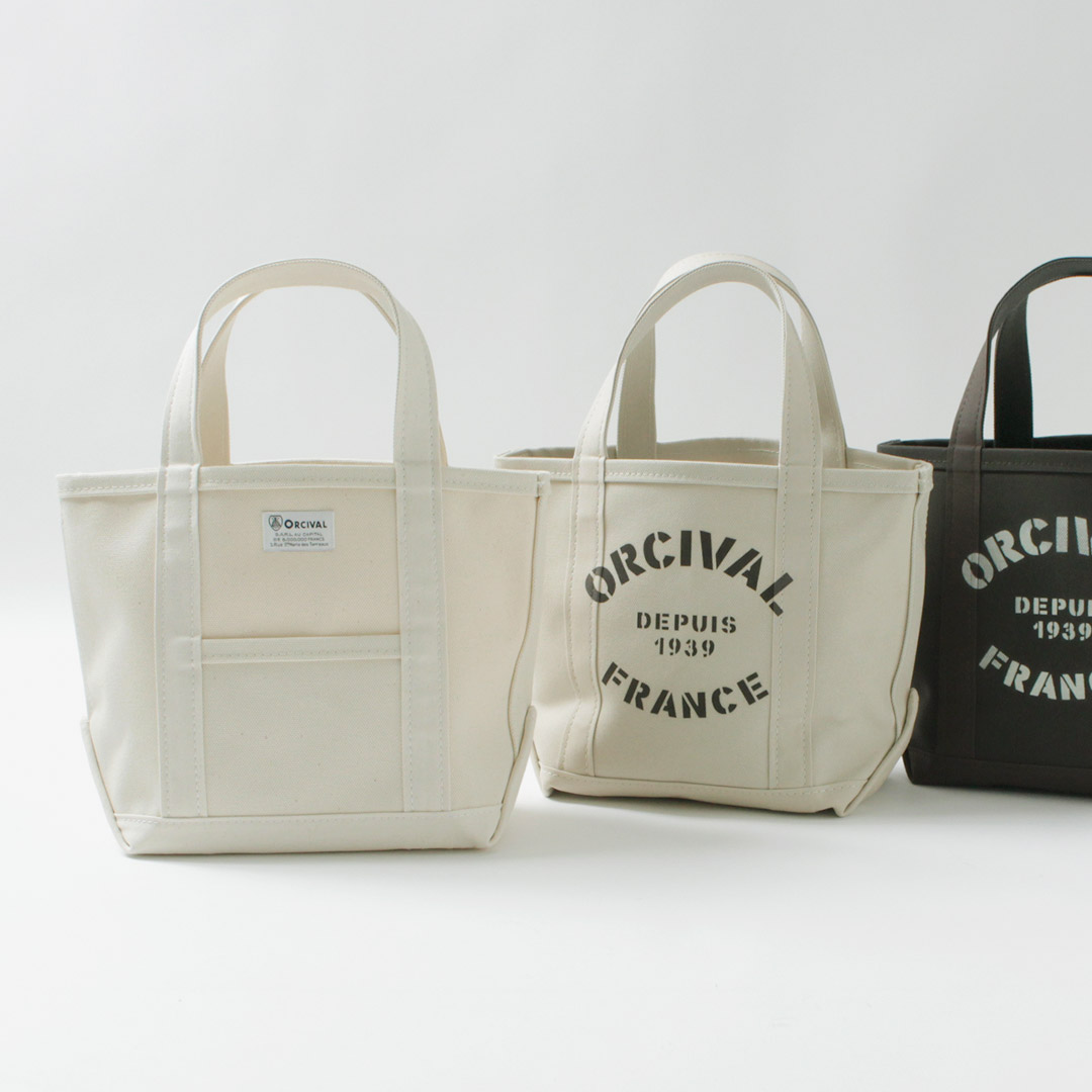 ORCIVAL（オーシバル） プリント トートバッグ S / コットン