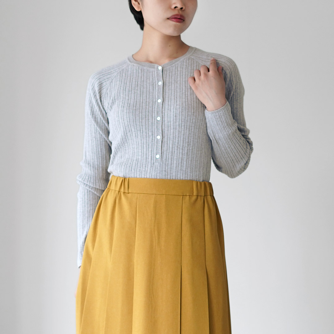 RYE TENDER（ライテンダー） DOROTHY TOP コットンカシミア ヘンリー