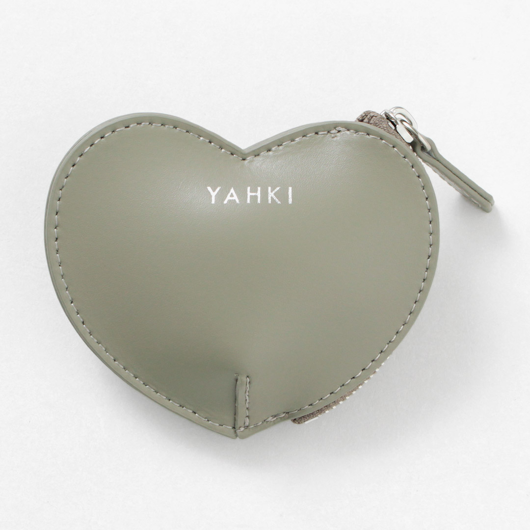おぎややはぎ YAHKI YAHKI（ヤーキ） ハートポーチ スムーズレザー