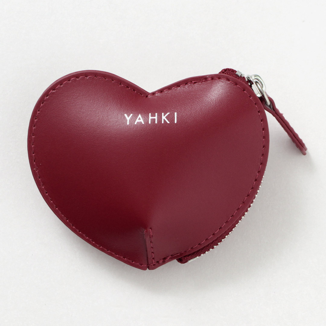 YAHKI（ヤーキ） ハートポーチ スムーズレザー / レディース 本革
