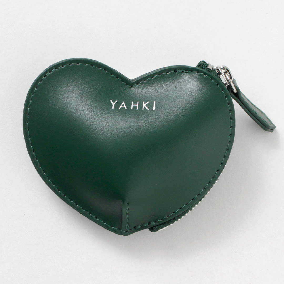 YAHKI（ヤーキ） ハートポーチ スムーズレザー / レディース 本革