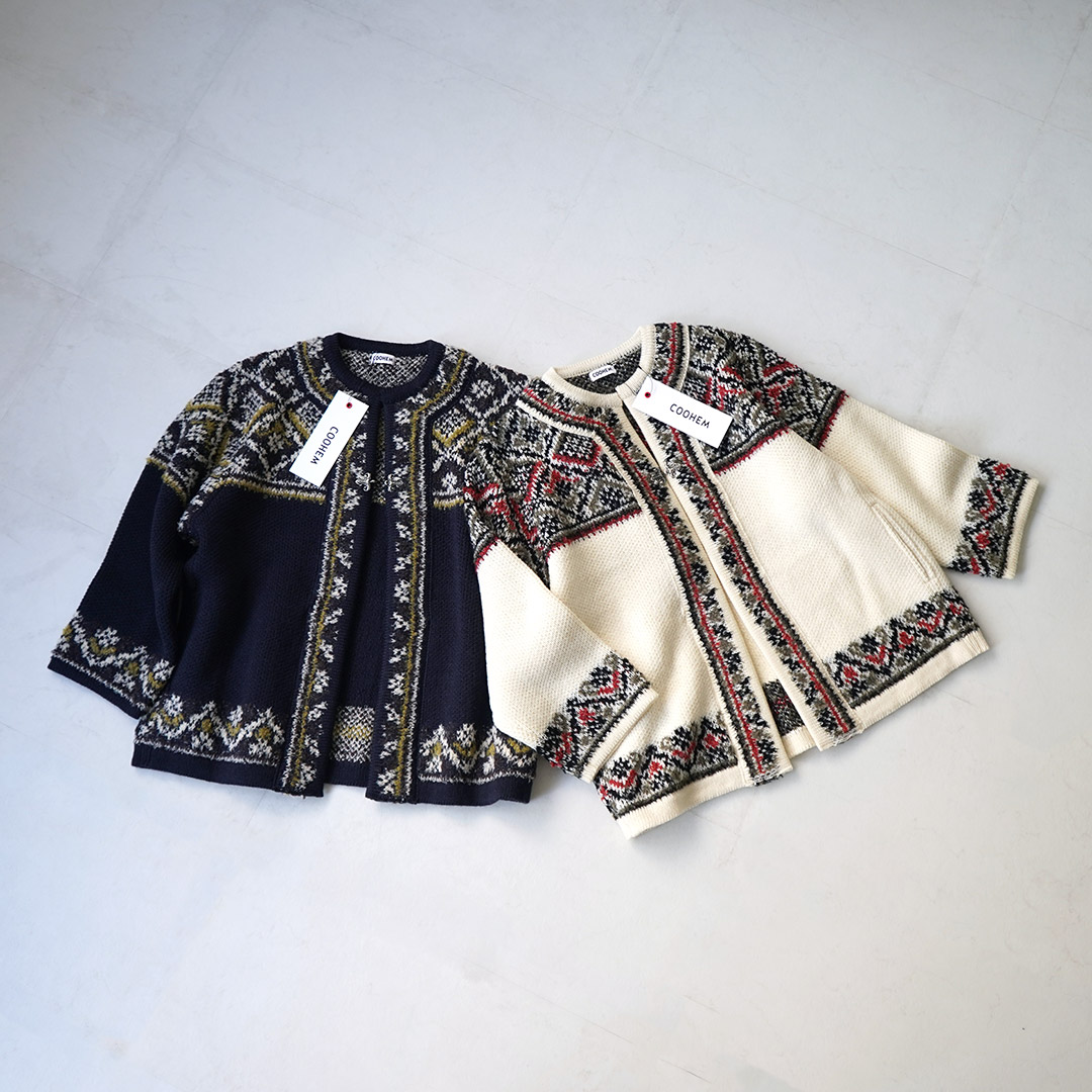 Coohem（コーヘン） ノルウィージャン ニットカーディガン