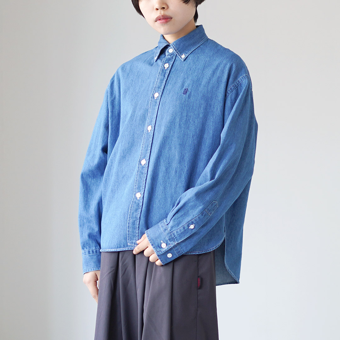 GYMPHLEX（ジムフレックス） B.D.デニムシャツ ショート / トップス