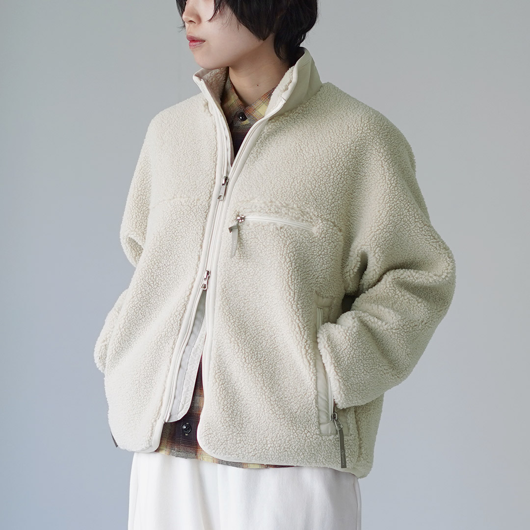 タグ付き Gymphlex ライトボア ブルゾン WOMEN GYMPHLEX（ジムフレックス） ライトボア ブルゾン / レディース