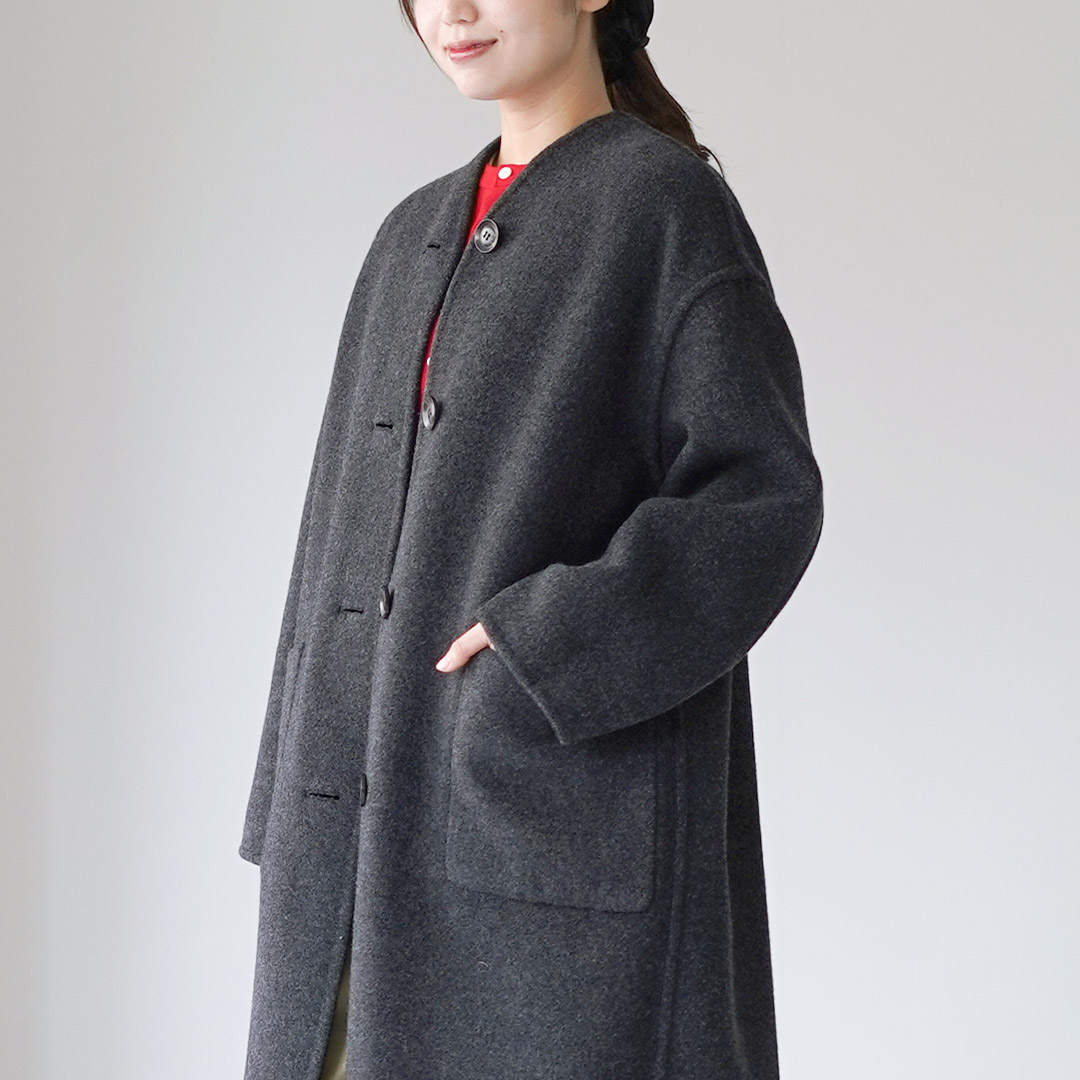 LE GLAZIK（ルグラジック） リバーシブル カラーレスコート / ロング