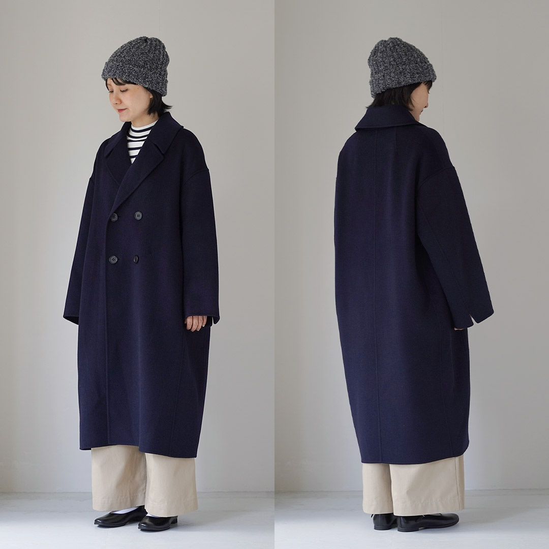 LE GLAZIK（ルグラジック） ダブルブレスト コート リバーコート