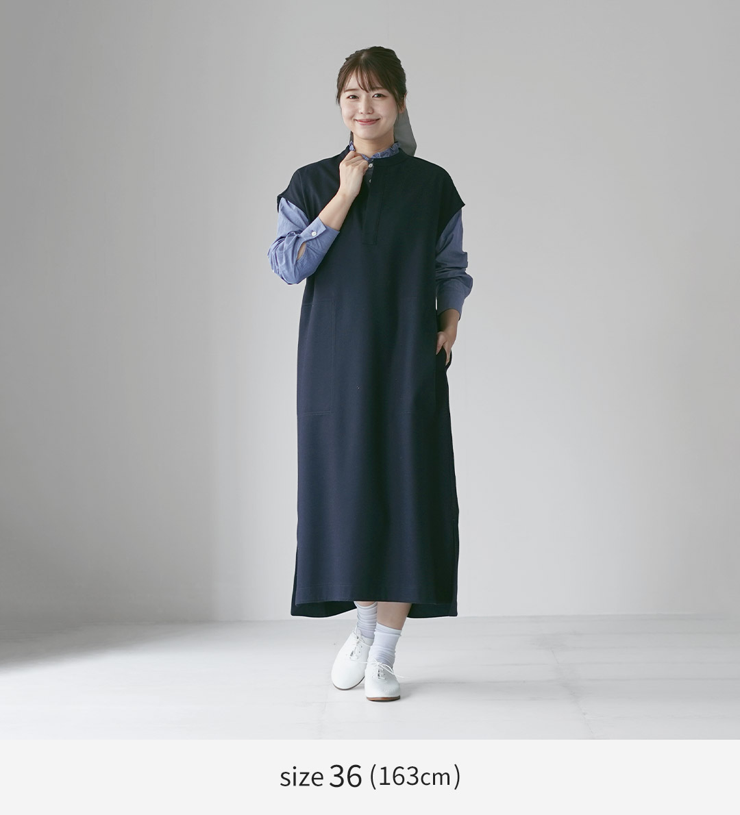 LE GLAZIK（ルグラジック） フランネル オーバーシャツ ドレス