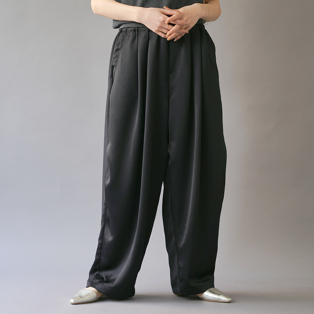 mizuiro ind ハイウエストタックパンツ（その他パンツ