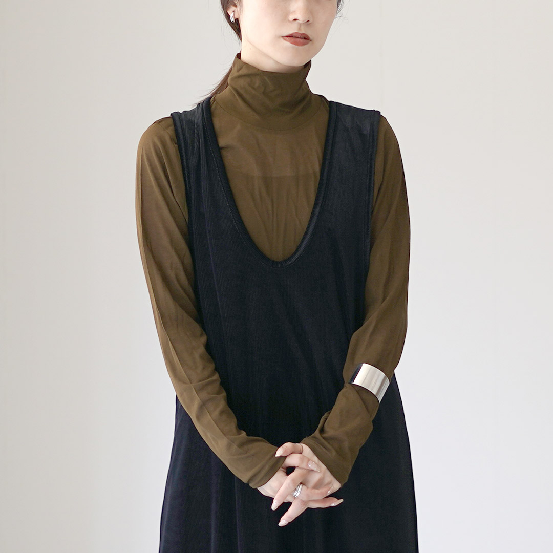 YENN YENN（イェン） ベルベット リラックス ワンピース
