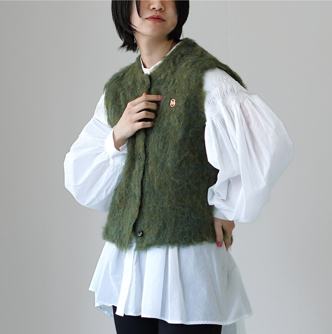 YENN YENN（イェン） フラッフィー ベスト / レディース 起毛 ニット