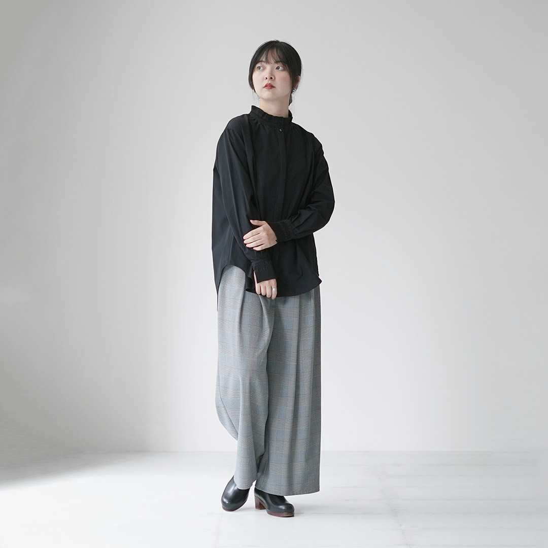 WHYTO（ホワイト） WHYTO.（ホワイト） プリーツ デザイン ブラウス