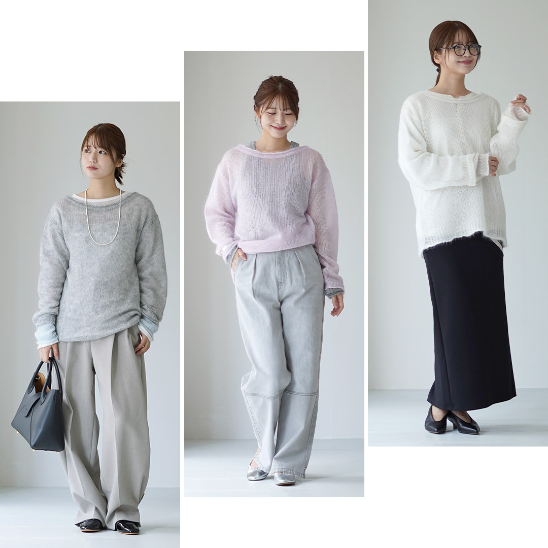 ETRE TOKYO（エトレトウキョウ） スーパーキッドモヘヤニットプル