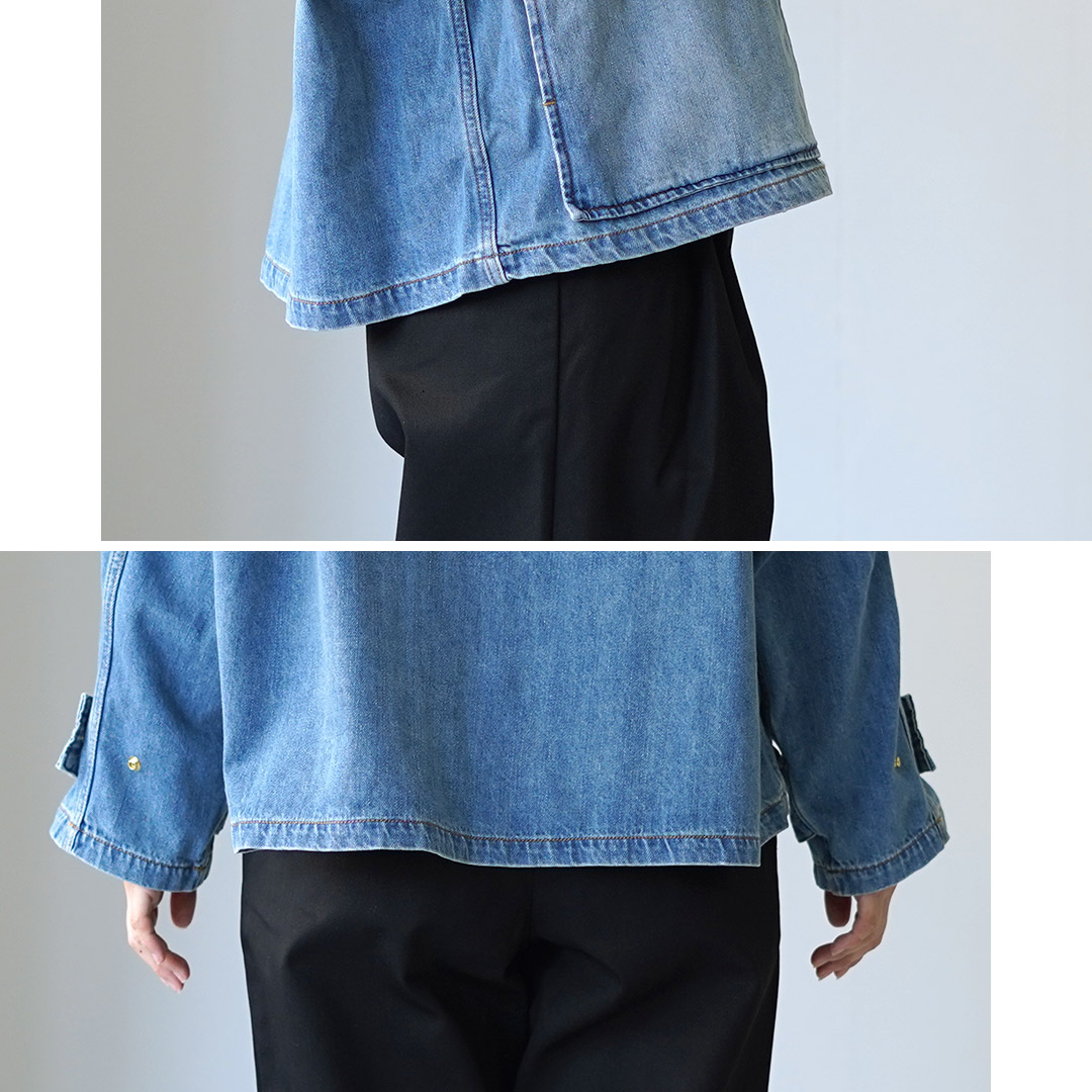 CYAN TOKYO（シアントーキョー） BIGポケット デニムZIP ブルゾン