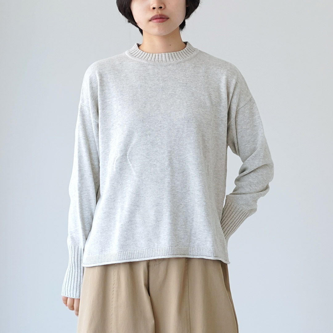 mao made（マオメイド） カラー別注 やわらかコットン クルーネック