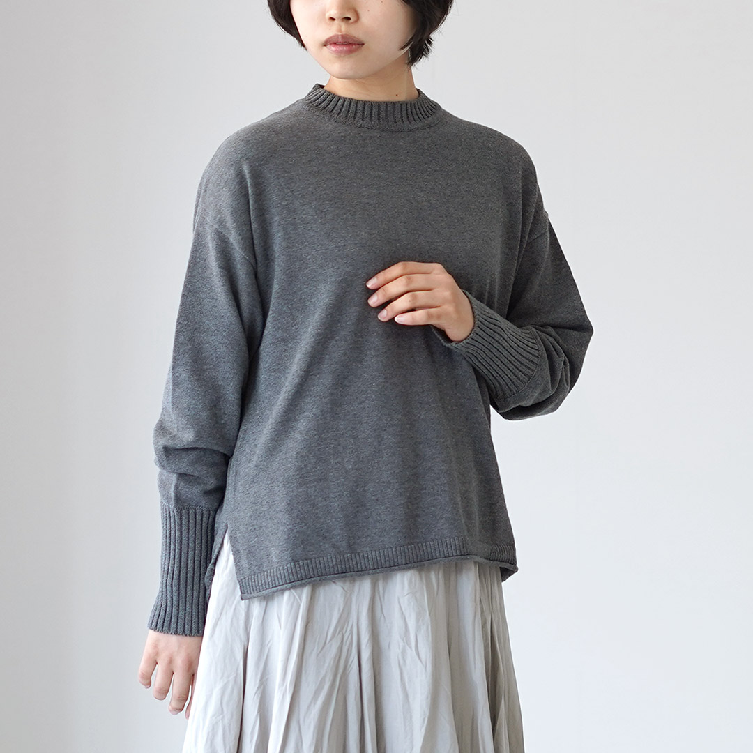 mao made（マオメイド） カラー別注 やわらかコットン クルーネック