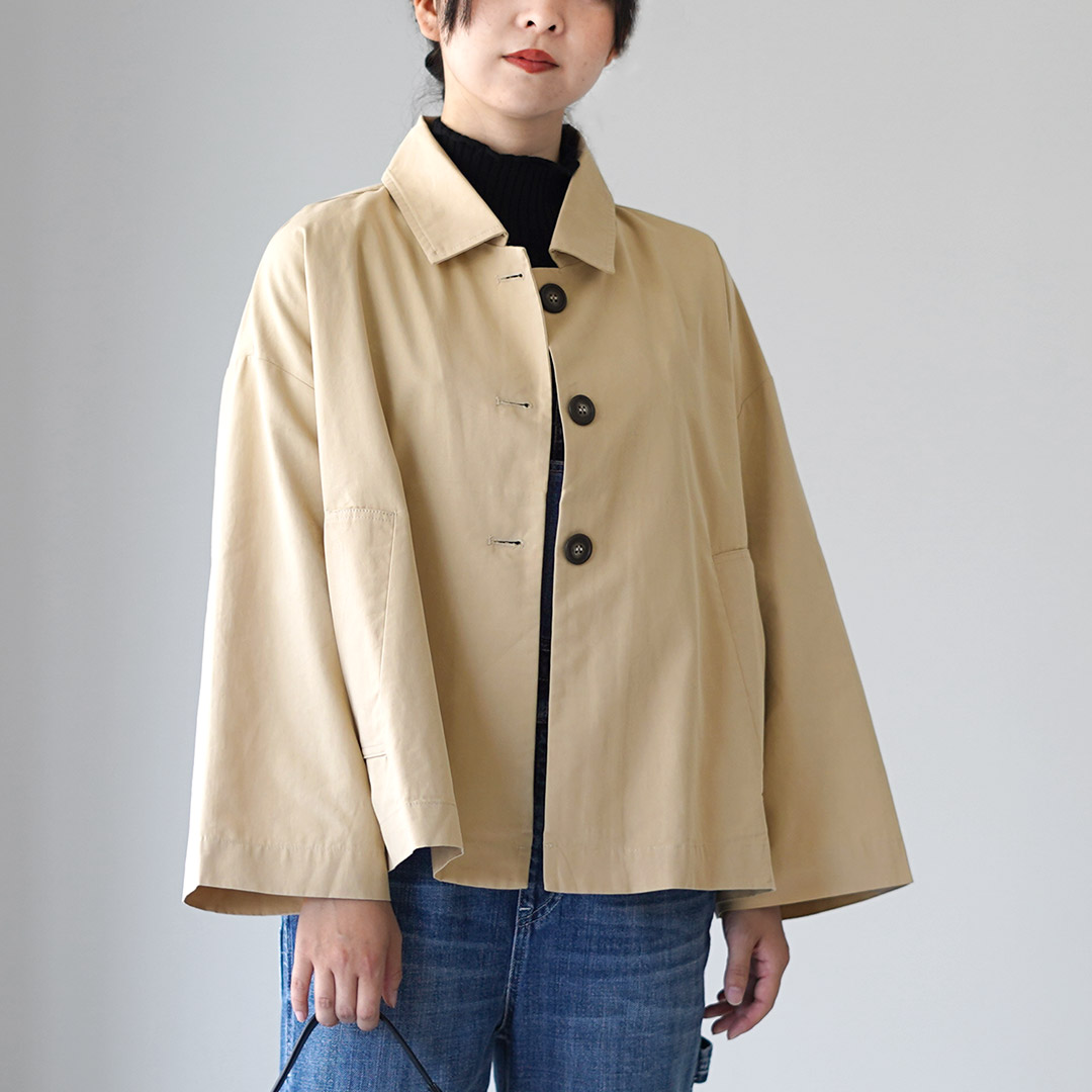 mao made（マオメイド） カラー別注 ツイル ステンカラー ジャケット