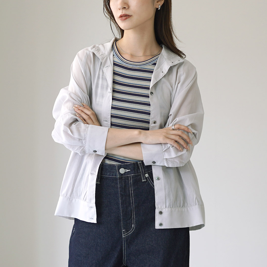midi-umi　ミディウミ　スイングトップブルゾン MIDIUMI（ミディウミ） スウィングトップ｜ROCOCO ONLINE STORE