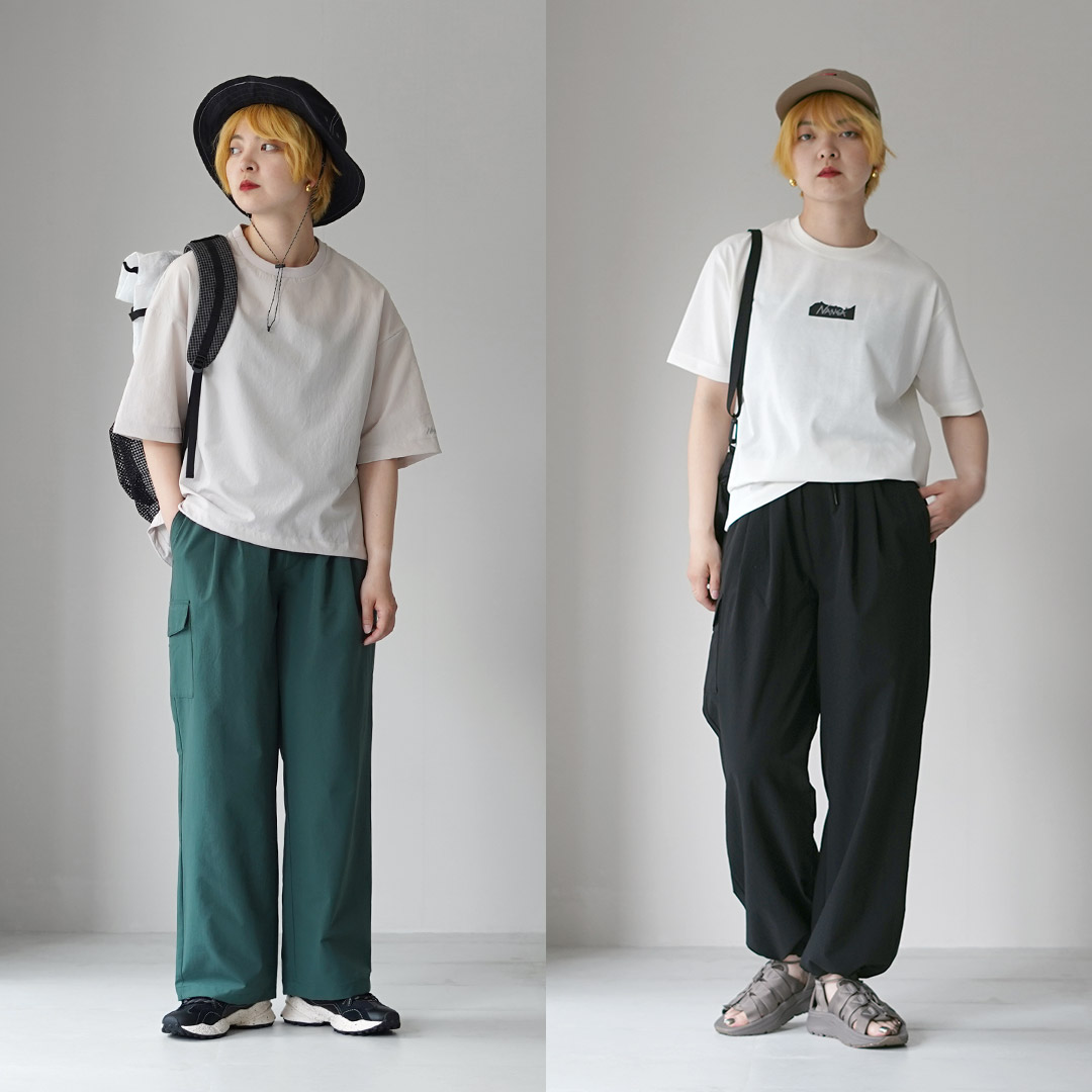 陸上用パンツ Nagammy NANGA（ナンガ） ドットエア コンフィー パンツ レディース / ワイド