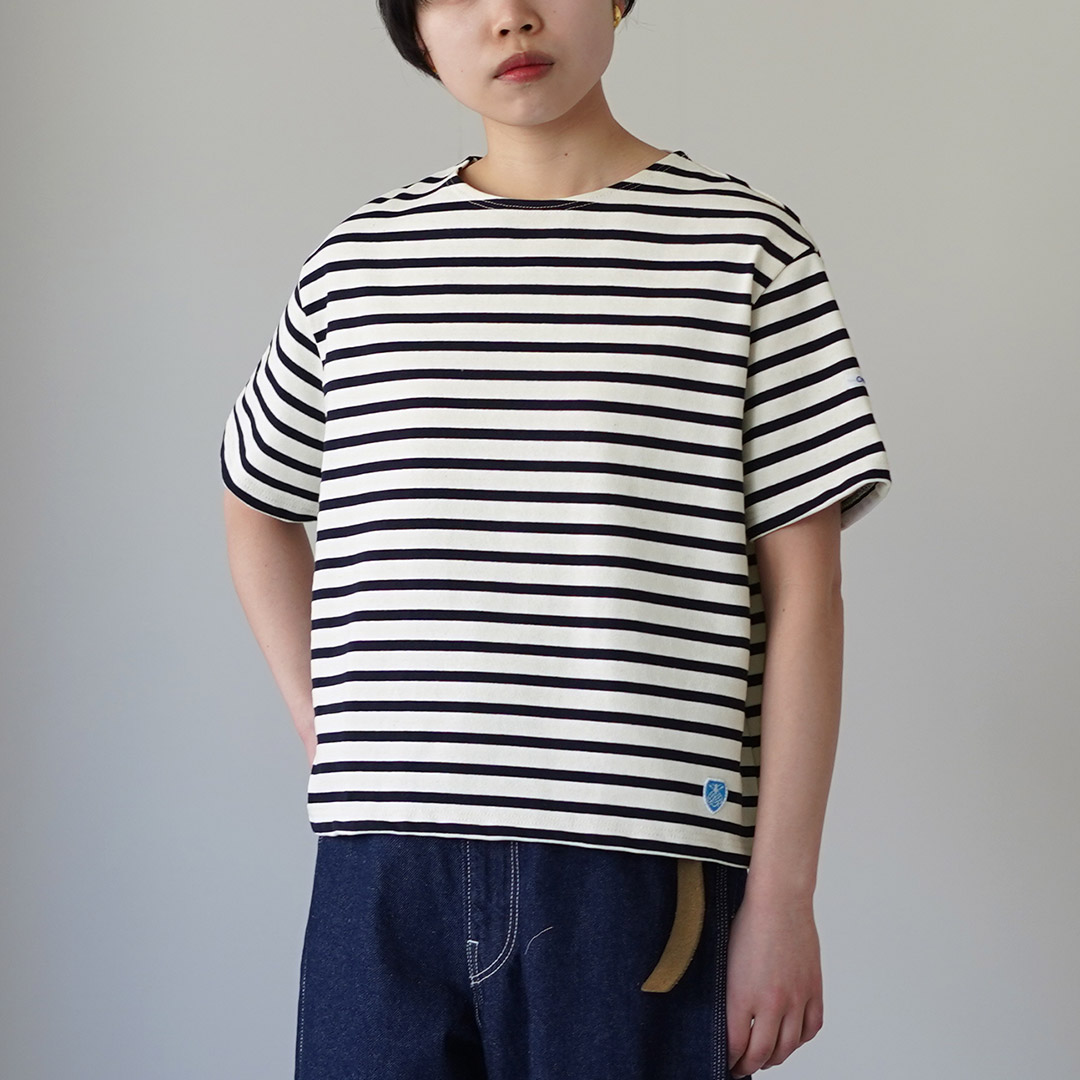 新品 orcival 半袖 Tシャツ 未使用 タグ付き ORCIVAL（オーシバル） クルーネック ショートスリーブ プルオーバー