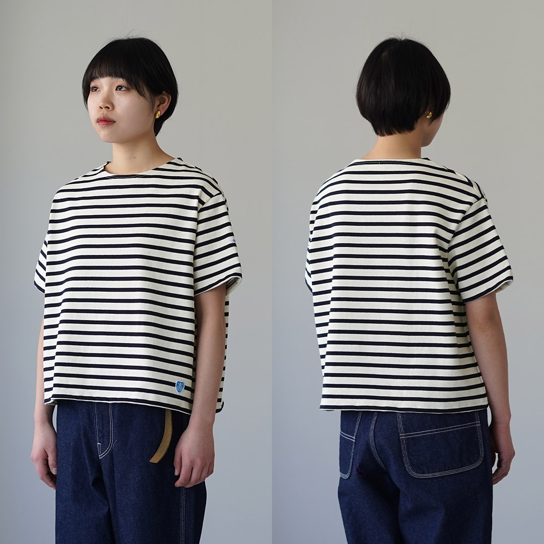 新品 orcival 半袖 Tシャツ 未使用 タグ付き ORCIVAL（オーシバル） クルーネック ショートスリーブ プルオーバー