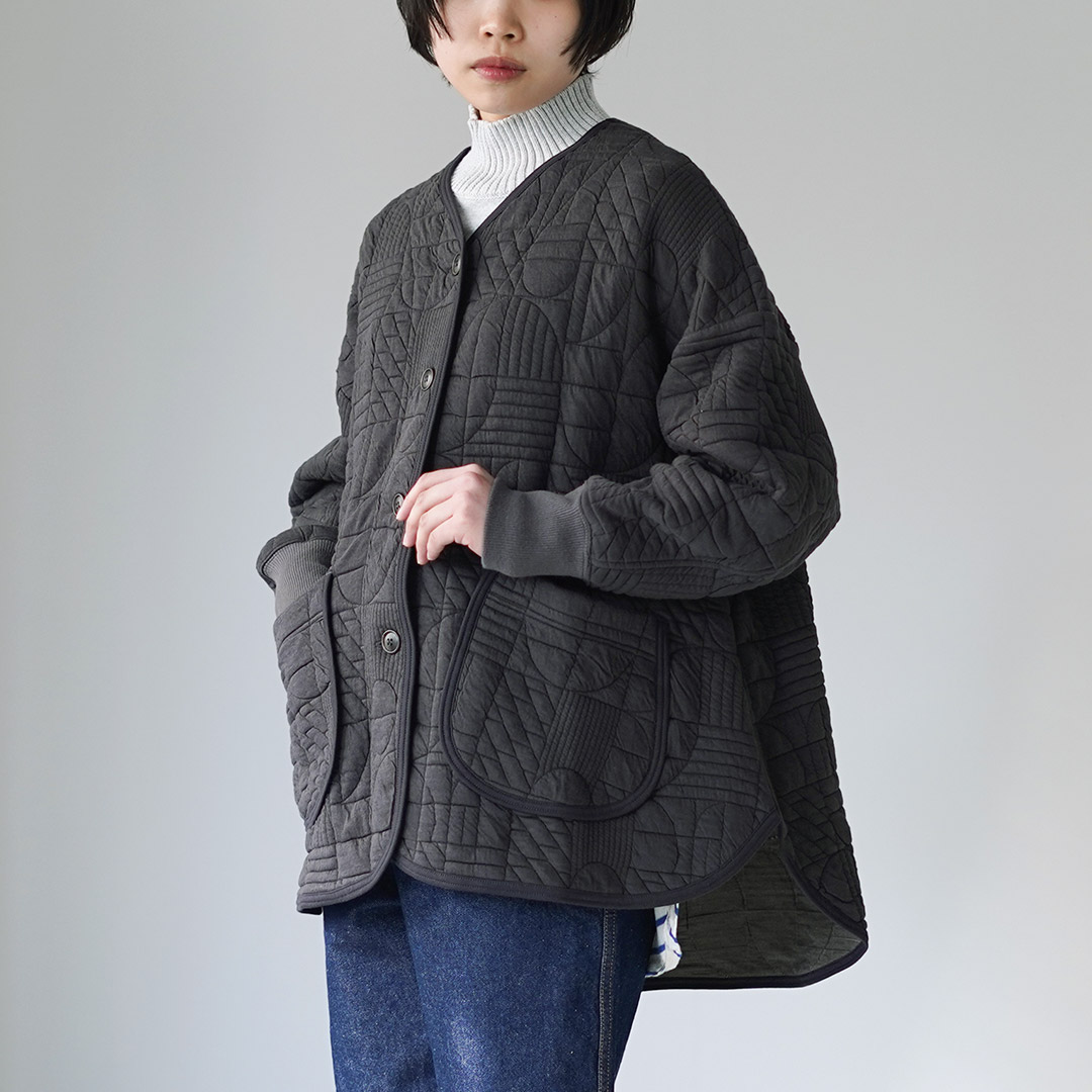 フルカウントキルティングカラーレスジャケット Fullcount2912 日本製 フルカウントキルティングカラーレスジャケット Fullcount2912 日本製