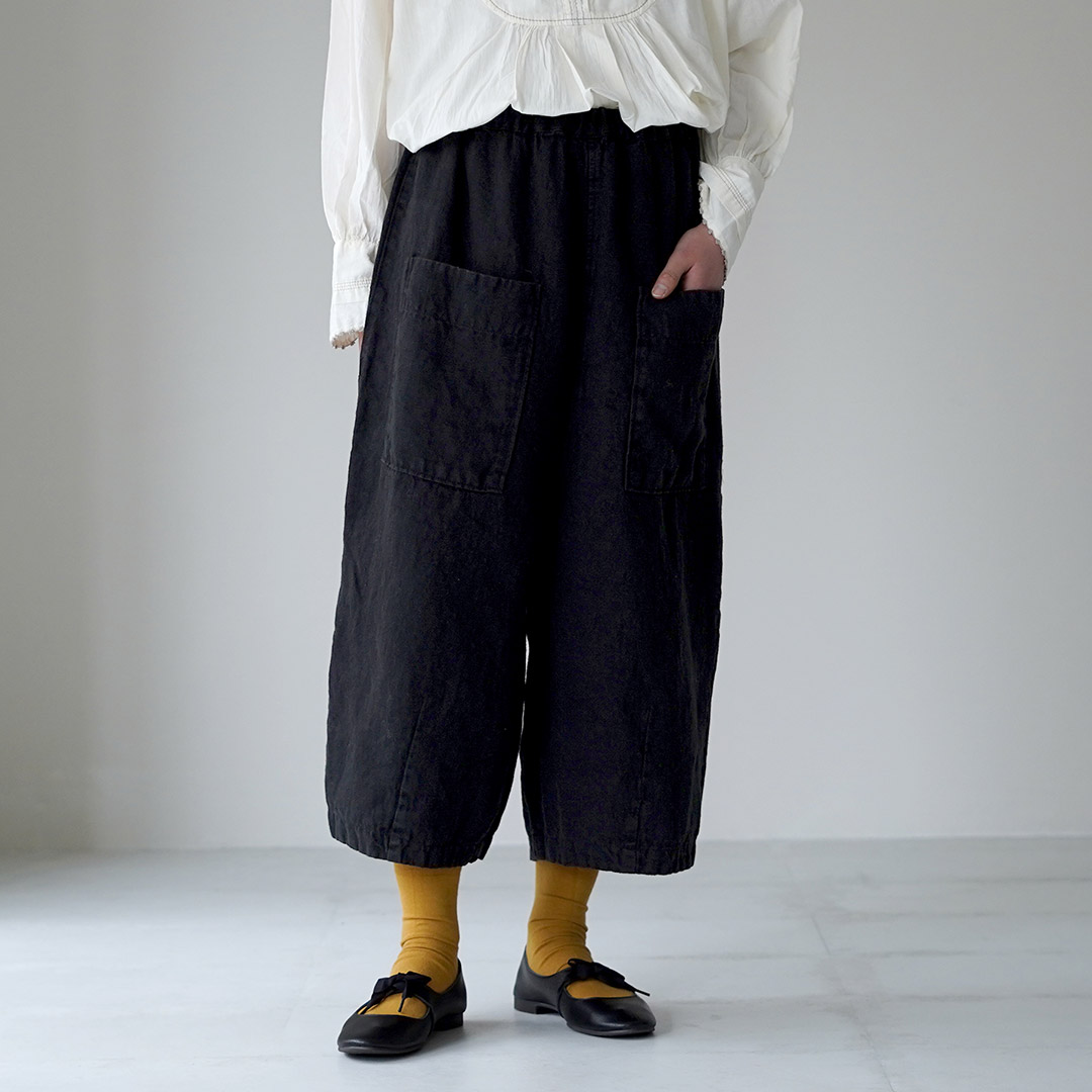 tumugu（ツムグ） ソリトリネン(2) 8分丈パンツ / レディース ボトムス