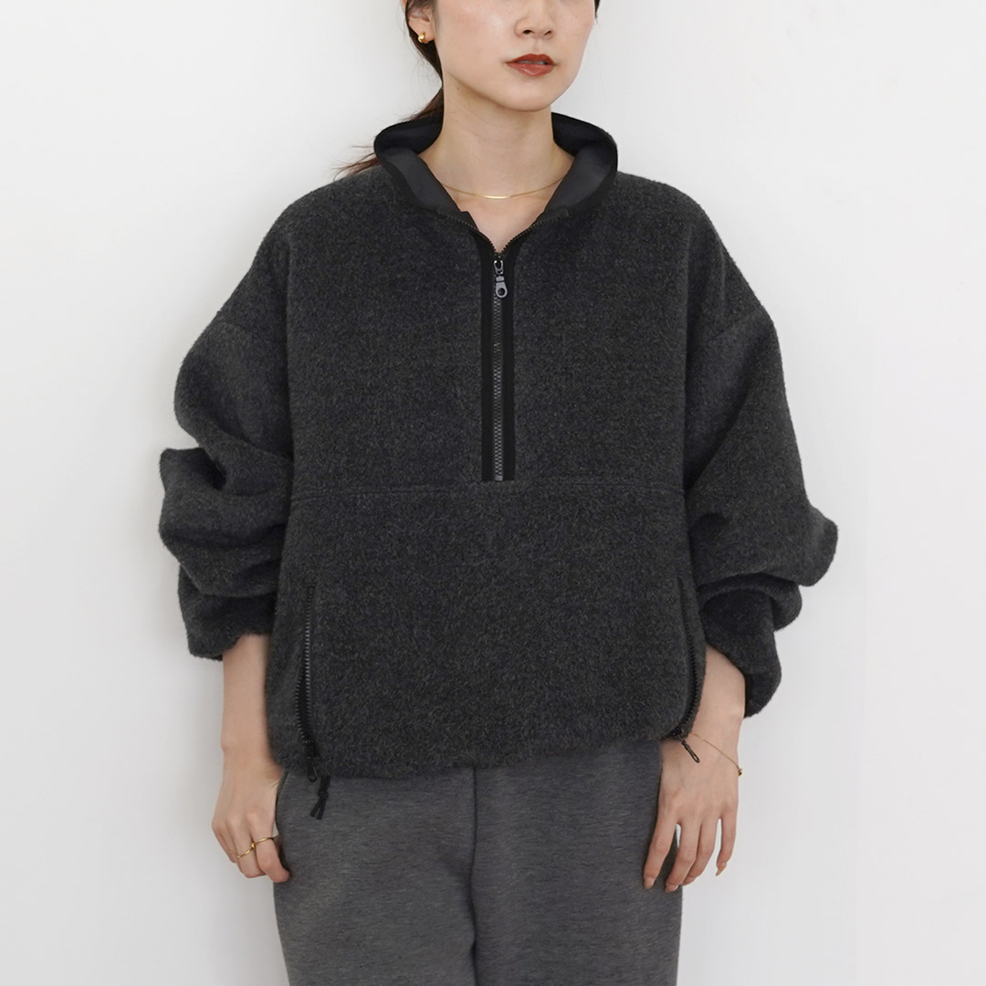 YENN YENN（イェン） シャギー ハーフジップ ジャケット / アウター