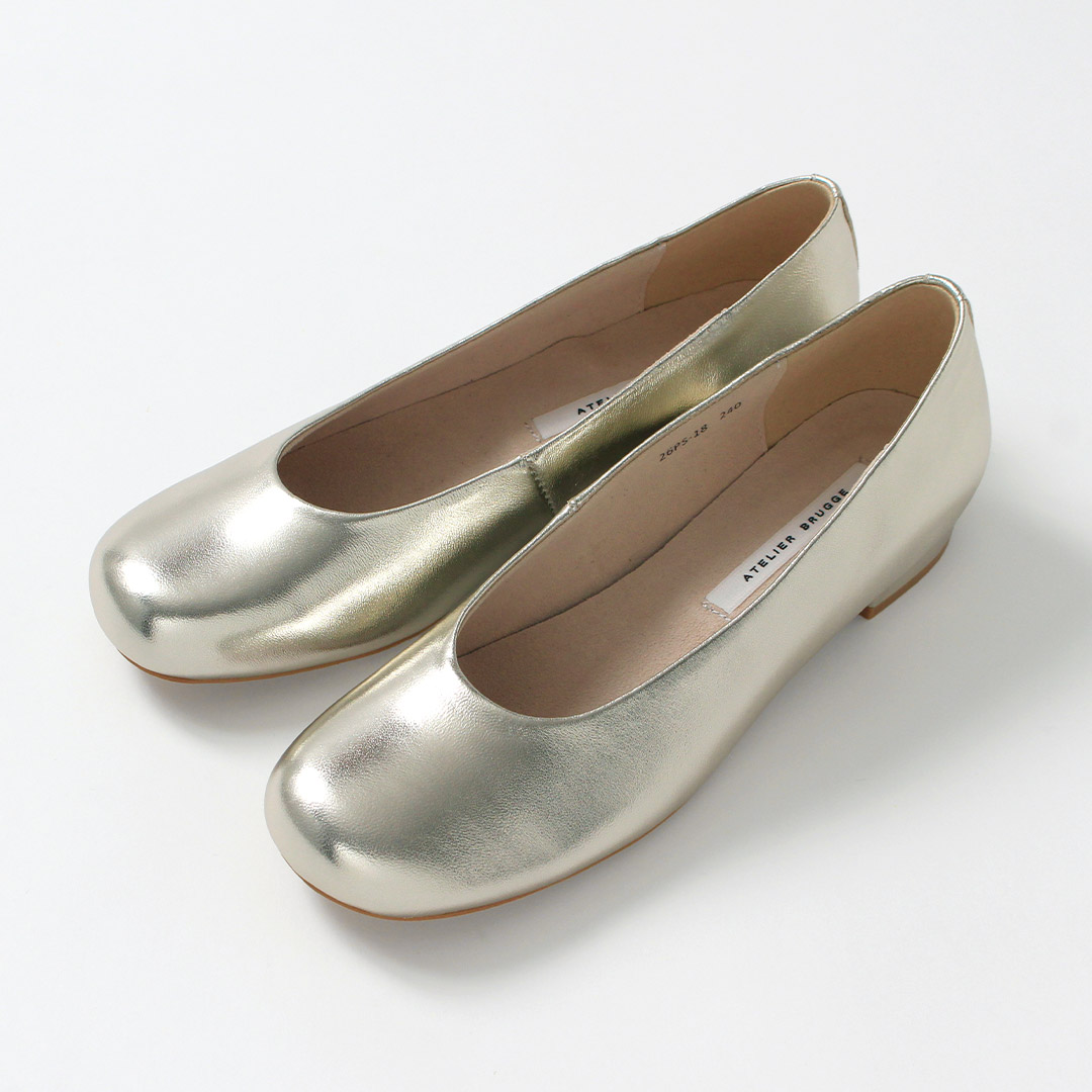 ATELIER BRUGGE（アトリエブルージュ） オブリークトゥ パンプス