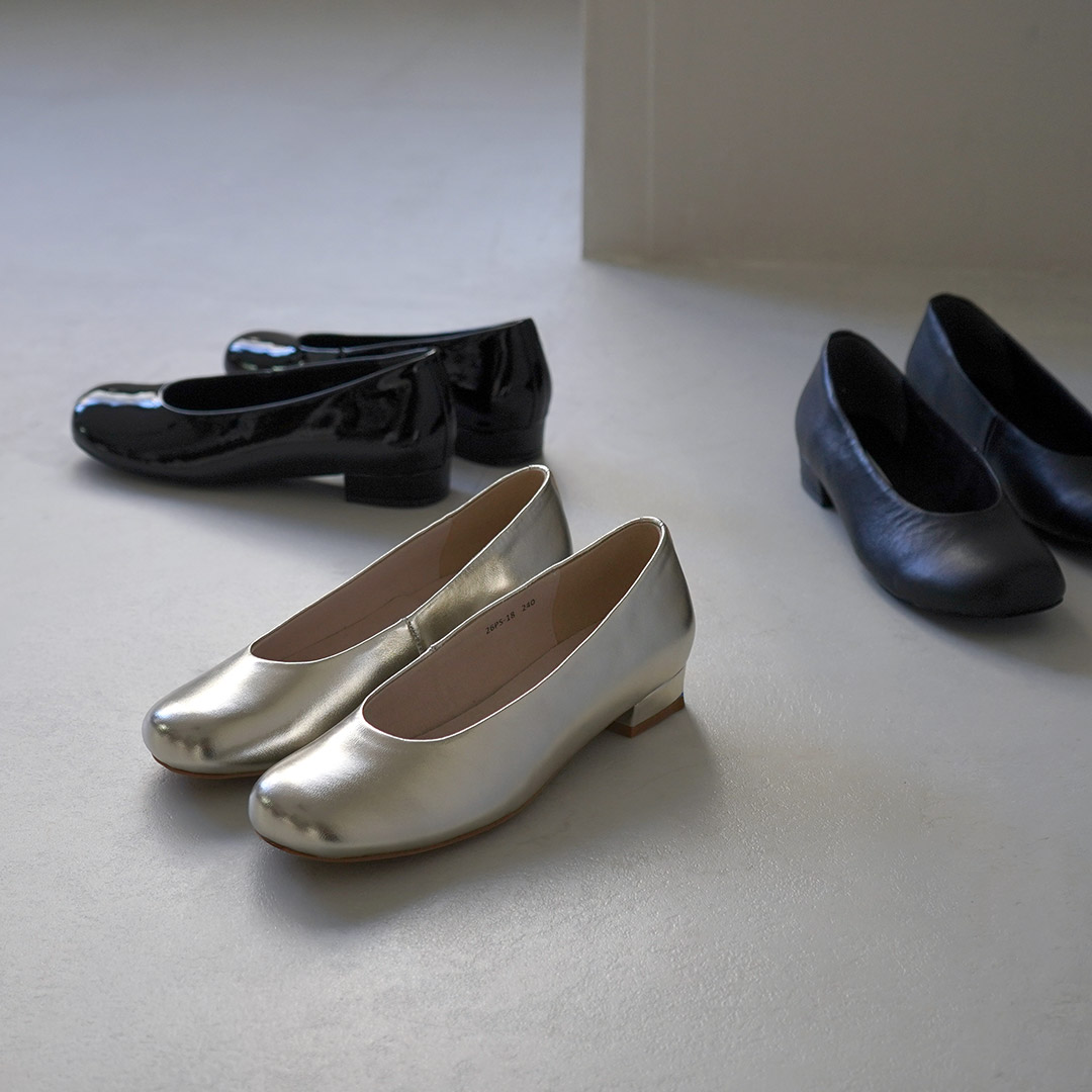 ATELIER BRUGGE（アトリエブルージュ） オブリークトゥ パンプス