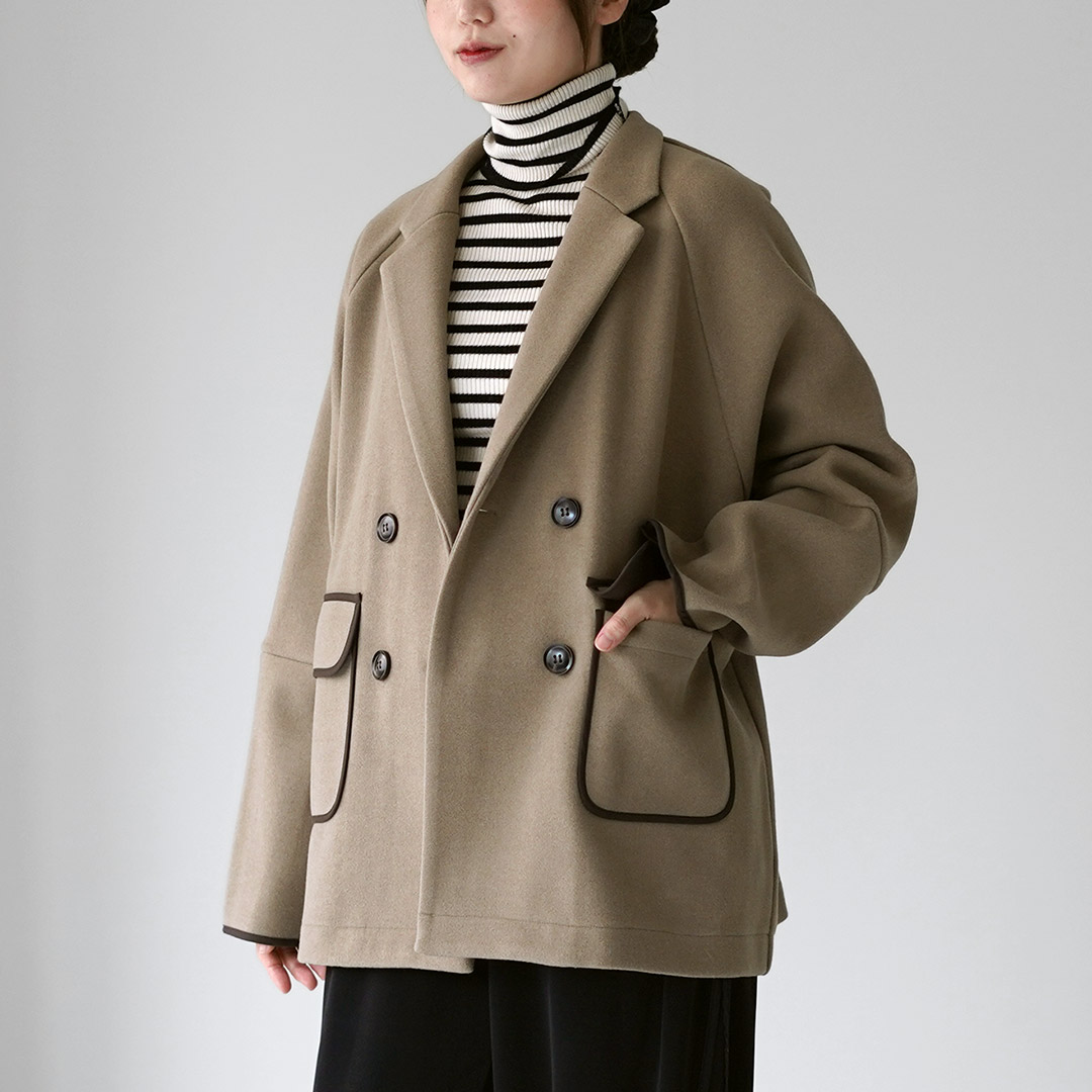 CYAN TOKYO（シアントーキョー） ダブルフェイス ラグランハーフ