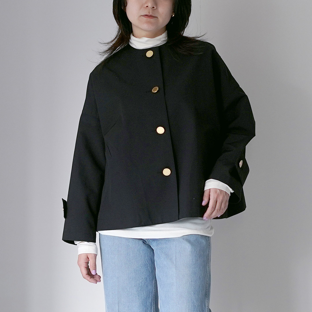 値下げ　トラディショナルウェザーウェア　マールトンNO COLLAR ブラック MALTON NO COLLAR マールトン ノーカラー｜ブラック｜ウィメンズ