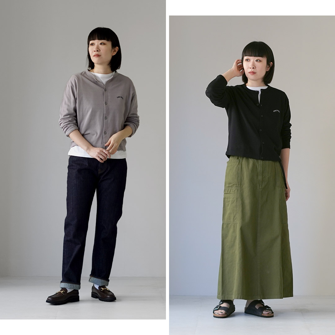 ORCIVAL/オーシバル　クルーネックカーディガン ORCIVAL（オーシバル） クルーネック カーディガン 日本製