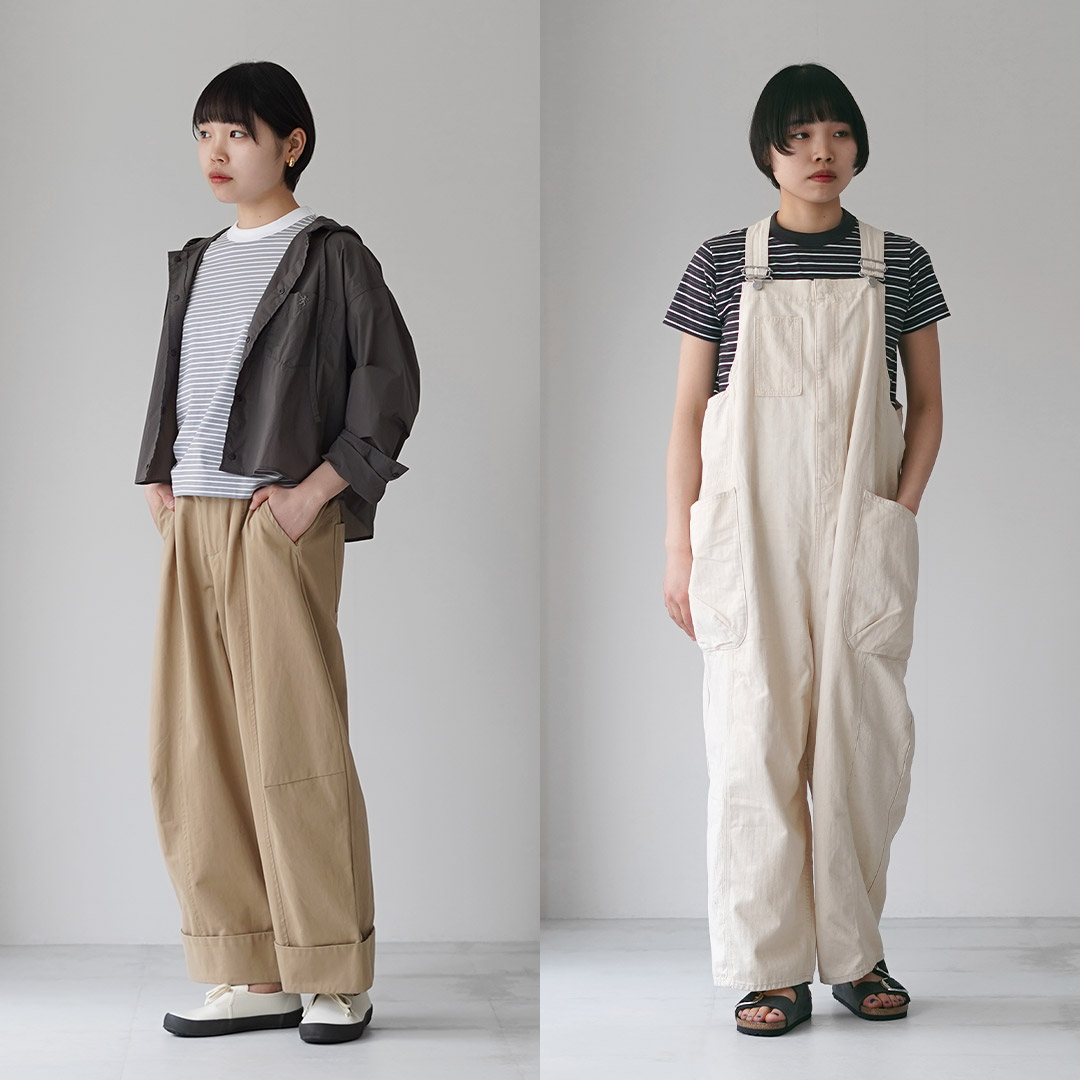 ORCIVAL（オーシバル） クルーネック ボーダー ショートスリーブ プル